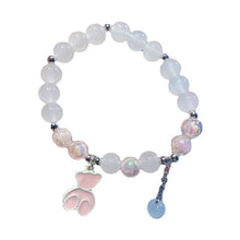 Load image into Gallery viewer, New Cute Bear Matte Crystal Bracelet Night Market Stall Boutique Bracelet Whole Gift for Bestie