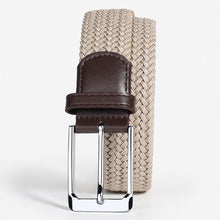Load image into Gallery viewer, Woven Belt Punch-Free Pin Buckle Jeans Strap Elastic Canvas Belt