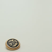 Load image into Gallery viewer, 5pcs/set British Style Metal Button Black round and Square Clothing Decorative Button