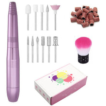 Load image into Gallery viewer, Electric Nail Polish Remover Portable Nail Nail Piercing Device High Speed Polishing Manicure Usb for Nail Beauty Salon