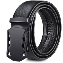 Load image into Gallery viewer, Men's Leather Belt Soft Leather Automatic Buckle Casual All-Matching Jeans Belt Men's Belt Belt