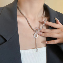 Load image into Gallery viewer, INS Style Titanium Steel Double-Layer Necklace Hip Hop Men's and Women's T-shirt Accessory Chain