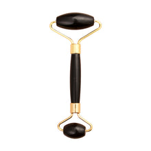 Load image into Gallery viewer, Jade Roller Massager Green Phoenix Jade Horn Scraping Plate Set Facial Face Massage Stick Xiuyan Jade Beauty Instrument
