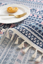 Load image into Gallery viewer, Ethnic Style Tablecloth Polyester Cotton Bohemian Pop Rectangular Dustproof Tablecloth Coffee Table Cloth Cover Towel