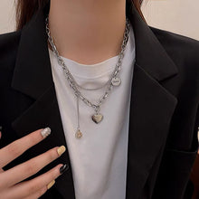 Load image into Gallery viewer, 2024 New Double-Layer Women's Love Necklace Decoration Matching Necklace