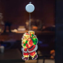 Load image into Gallery viewer, Christmas Decorative Lamp Santa Claus Sucker Lamp Christmas Tree Holiday Modeling Lamp Window Lamp Decoration