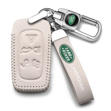 Load image into Gallery viewer, Leather Car Key Sleeve For Land Rover Evoque Discovery Velar Guard Car