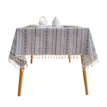 Load image into Gallery viewer, Ethnic Style Tablecloth Bohemian Table Cloth Ins Camping Placemat Waterproof Oil-Proof Cotton Linen Printing Coffee Table Cloth