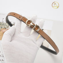 Load image into Gallery viewer, Women's Leather Thin Belt Korean-Style Simple Decorative Dress Pants Belt