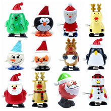 Load image into Gallery viewer, Christmas Clockwork Suit Toy Holiday Gift Movable Santa Claus Toy Suit