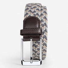 Load image into Gallery viewer, Woven Belt Punch-Free Pin Buckle Jeans Strap Elastic Canvas Belt