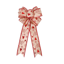 Load image into Gallery viewer, 2pcs/set Bow Christmas Tree Decorations Pendant Holiday Gift Packaging Decoration