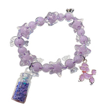 Load image into Gallery viewer, New Quicksand Bottle Girlfriends' Bracelet Cute Cartoon Bear Bracelet Student Candy Bracelet Crystal String Beads