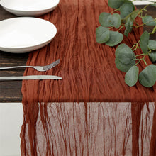 Load image into Gallery viewer, Voile Champray Table Runner Bohemian Twist Tablecloth Party Decoration Table Runner