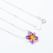 Load image into Gallery viewer, Women's Necklace Violet 925 Silver Purple Gradient Choker Gift for Girls