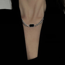Load image into Gallery viewer, Titanium Steel Black Love Pendant Necklace Jewelry Pendant Set Decorative Jewelry