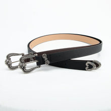 Load image into Gallery viewer, Crown Alloy Buckle Belt Women's European and American Sweater Jeans Decorative Belt