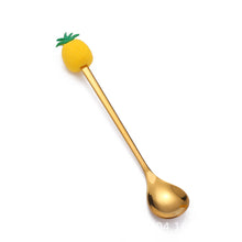 Load image into Gallery viewer, Fruit Fork Cute Children's Tableware Watermelon Spoon Doll Cake Dessert Fork Stainless Steel Coffee Spoon