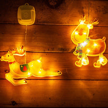 Load image into Gallery viewer, Christmas Decorative Lamp Santa Claus Sucker Lamp Christmas Tree Holiday Modeling Lamp Window Lamp Decoration
