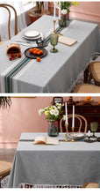 Load image into Gallery viewer, Tablecloth Three-Dimensional Embroidered Tassel Lace Rectangular Table Cloth