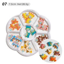 Load image into Gallery viewer, Nail Ornament Flower Bow Tie Aurora Patch Bear Rhinestone Pearl Mixed Nail Decorative Diamond Sequins