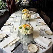 Load image into Gallery viewer, 30 * 275cm Sequin Table Flag Wedding Wedding Birthday Christmas Party Party Tablecloth Decoration Table Runner