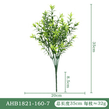 Load image into Gallery viewer, 10PCs Simulation Green Plant Handlebar Bundle Plastic Artificial Plant Wedding Outdoor Home Crafts