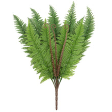 Load image into Gallery viewer, Artificial Fern Green Plant Simulation Persian Grass Plant Wall Engineering Landscaping Home Gardening Fake Grass