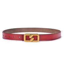 Load image into Gallery viewer, Women's Korean-Style Fashionable Smooth Buckle Belt Women's Pants Belt