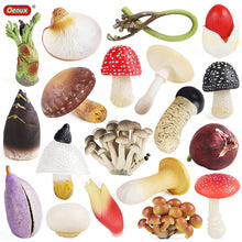 Load image into Gallery viewer, 19pcs/set Mushroom Model Vegetable Props Children's Puzzle Toy Decoration Decoration Scene Props