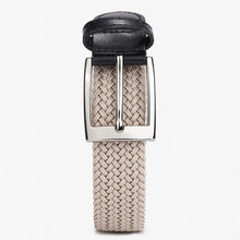 Load image into Gallery viewer, Spot 3.0cm Woven Belt Women's Simple Fashion All-Match Jeans Strap Punch-Free Elastic