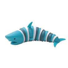Load image into Gallery viewer, Babywell Fidget Slug Shark Articulated Fidget Toy Realistic Slug Shark Fun Crawling Sensory Toy For Kids Adult Stress Relief Toy