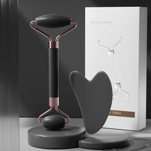 Load image into Gallery viewer, Crystal Roller Face Massage Stick Non-Jade Facial Beauty Flower Stem Double-Headed Ball Massage Board Device