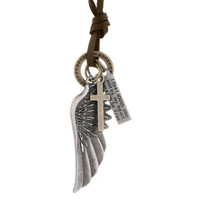Load image into Gallery viewer, Wings Pendant Necklace Adjustable Simple Long Men's Necklace