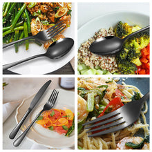 Load image into Gallery viewer, Product Stainless Steel Tableware 48-Piece Set 1010 Six Main Pieces Knife, Fork and Spoon