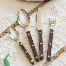 Load image into Gallery viewer, 4pcs/Set French Western Style Stainless Steel Tableware Suit Acrylic Handle Steak Knife, Fork and Spoon Suit Suit