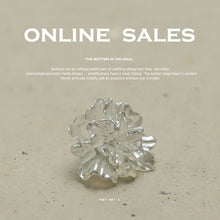 Load image into Gallery viewer, 5pcs/Set Peony Flower Lilac White Decorative Buttons Coat Coat DIY Buttons