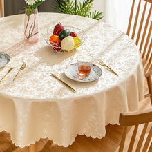 Load image into Gallery viewer, Pu Waterproof and Oil-Proof Fabric round Tablecloth Tablecloth