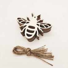 Load image into Gallery viewer, Wooden Bee Decorations Creative Hollow Bee Crafts Pendant Ornament