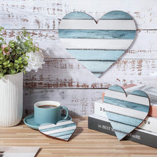 Load image into Gallery viewer, 3pcs/Set Heart-Shaped Bedroom Decoration Wall Crafts Wooden Board Creative Home Decorations Wooden Country Heart-Shaped Pendant