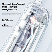 Load image into Gallery viewer, Portable Oral Irrigator Water Jet Flosser Smart Dental Whitening Irigator IPX7 Rechargeable Irygator Upgraded From W1 0ral irrigator