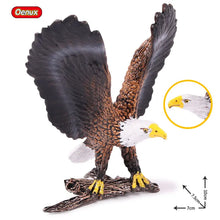 Load image into Gallery viewer, Oenux Classic Bird Animal Flamingos Parrot Sea Mew Peacock Owl Ostrich Model Solid PVC Action Figures Miniature Education Toy