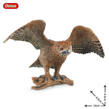 Load image into Gallery viewer, Oenux Classic Bird Animal Flamingos Parrot Sea Mew Peacock Owl Ostrich Model Solid PVC Action Figures Miniature Education Toy