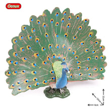 Load image into Gallery viewer, Oenux Classic Bird Animal Flamingos Parrot Sea Mew Peacock Owl Ostrich Model Solid PVC Action Figures Miniature Education Toy