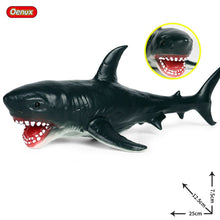 Load image into Gallery viewer, Oenux Large Size Sea Life Animals Soft Great White Shark Big Shark Action Figures Model Lifelike Educational Toys For Kids Gift