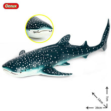 Load image into Gallery viewer, Oenux Large Size Sea Life Animals Soft Great White Shark Big Shark Action Figures Model Lifelike Educational Toys For Kids Gift