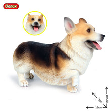 Load image into Gallery viewer, Oenux Lovely Corgi Simulation Dog Animals Action Figures Baby Running Corgi Model Figurine PVC Lifelike Collection Cute Kid Toy