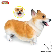 Load image into Gallery viewer, Oenux Lovely Corgi Simulation Dog Animals Action Figures Baby Running Corgi Model Figurine PVC Lifelike Collection Cute Kid Toy