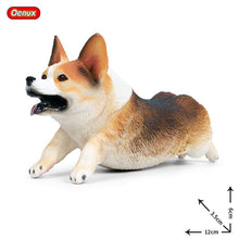 Load image into Gallery viewer, Oenux Lovely Corgi Simulation Dog Animals Action Figures Baby Running Corgi Model Figurine PVC Lifelike Collection Cute Kid Toy