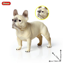 Load image into Gallery viewer, Oenux Lovely French Bulldog Animals Cute Puppy Sleep Lazy Dog Action Figures Model Figurine PVC Home Decoration Education Toy